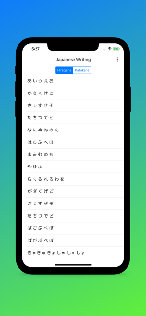 Japanese HandWriting Alphabet(圖8)-速報App