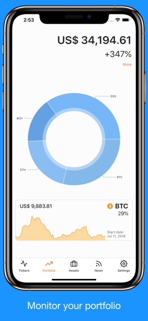 Bitfolio Crypto Portfolio