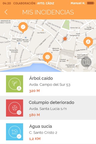 Colaboración Ciudadana Cádiz screenshot 3