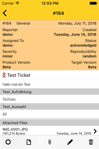 MantisApp - Mantis Bug Tracker - náhled