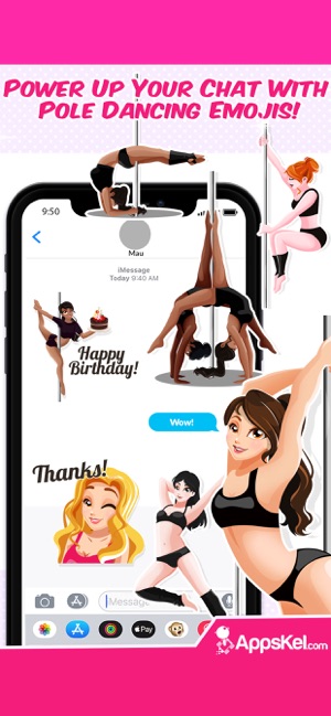 Pole Dancing Stickers Emoji(圖3)-速報App