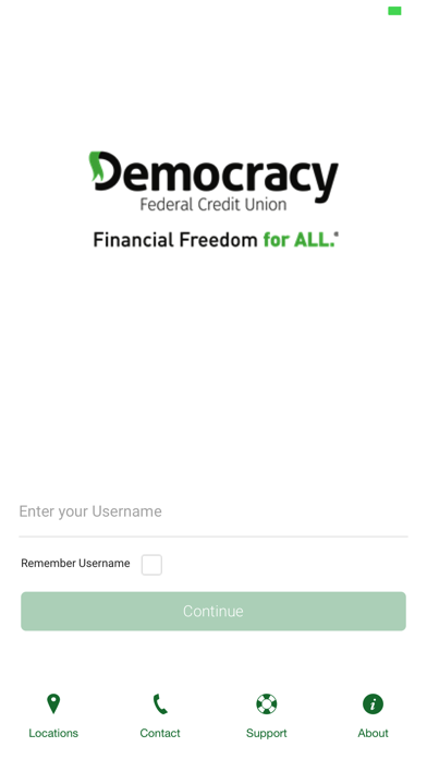 Democracy FCU Mobile screenshot 2