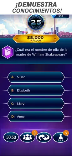 Captura 1 ¿Quién quiere ser millonario? iphone