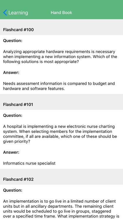 Informatics Nursing Exam Prep screenshot-5