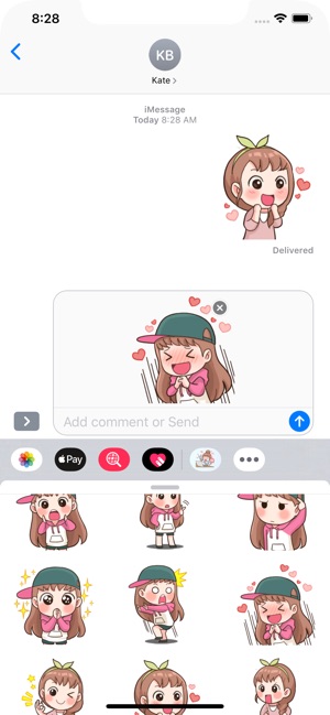 Fan Girl Stickers(圖2)-速報App