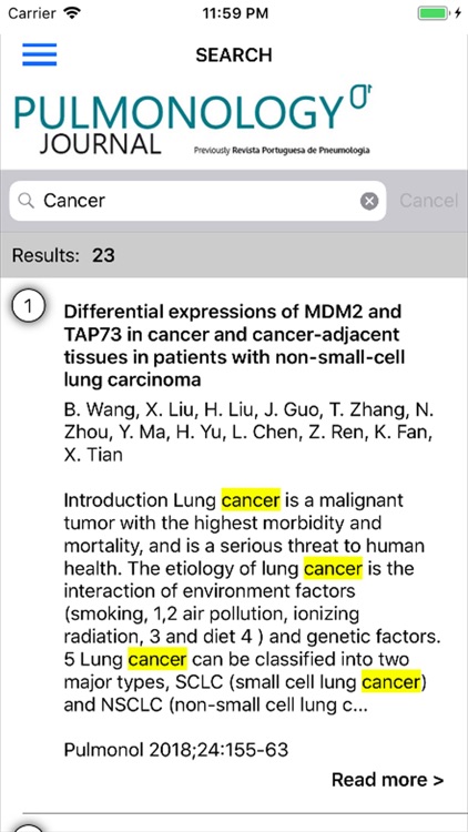 Pulmonology Journal