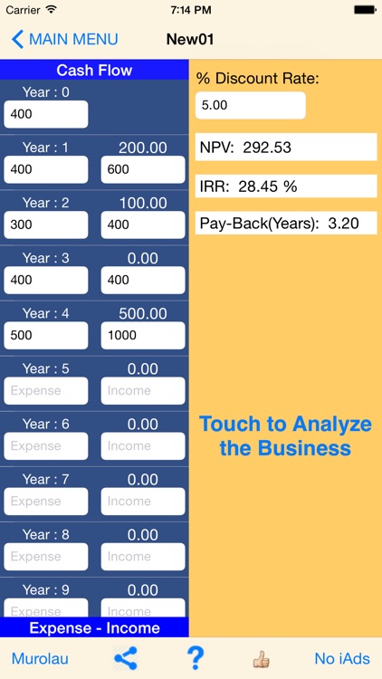 Basic Business Analyzer