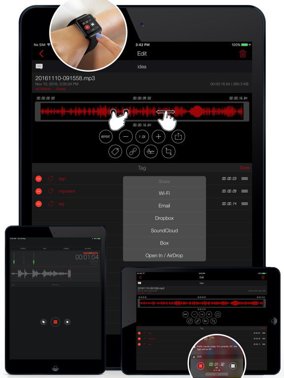 Awesome Voice Recorder for MP3/WAV/M4A Audio Recording screenshot