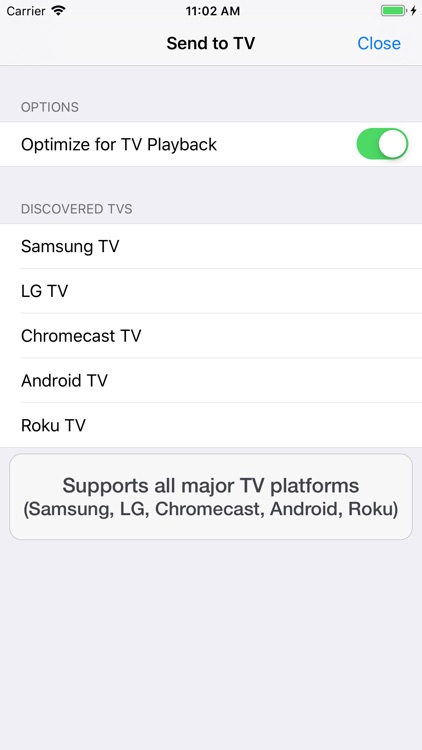 Send to TV