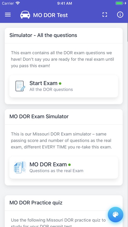 Missouri DOR Practice Exam