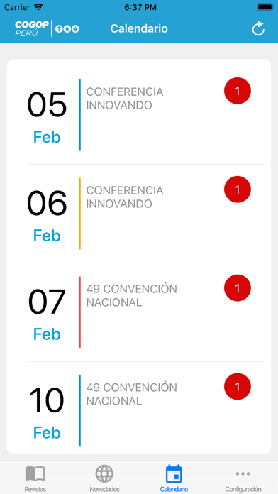 COGOP Perú App screenshot 4