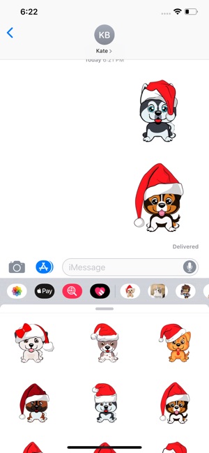 Christmas Puppies Sticker Pack(圖2)-速報App