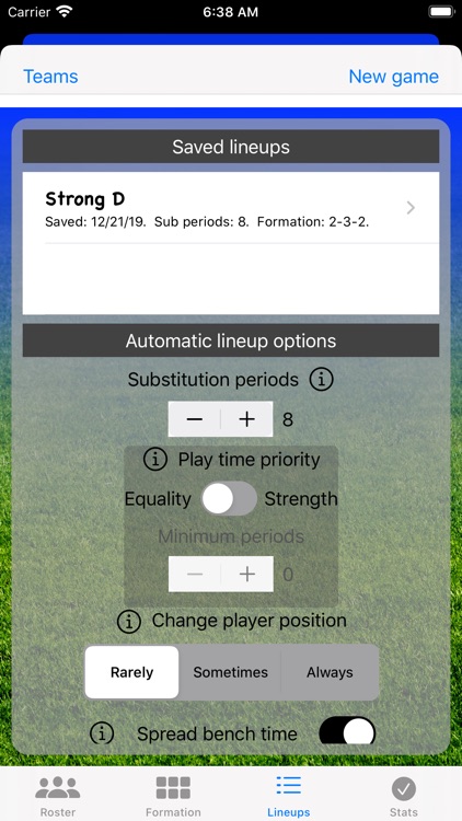 Youth Soccer Lineup screenshot-6