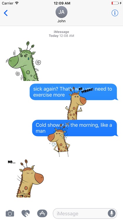 Mr Giraffe Animated Stickers screenshot-4