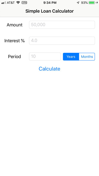 Simple Loan Calculator SS screenshot 4