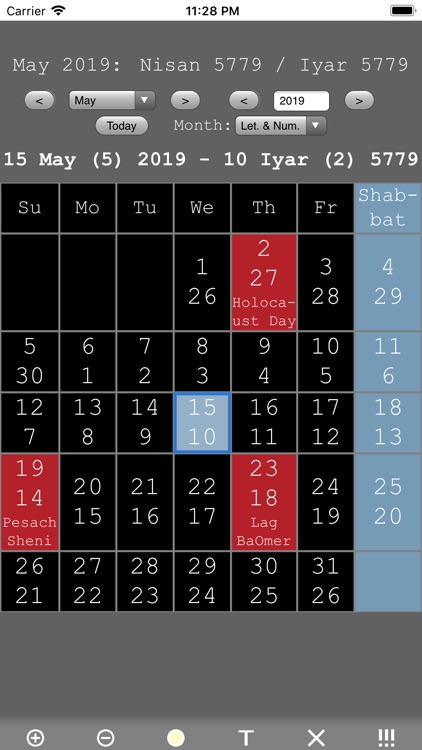 Jewish Calendar and Holidays L