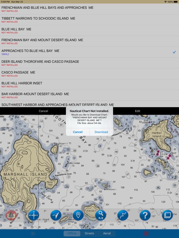 Screenshot #6 pour Frenchman & Blue Hill Bays -ME