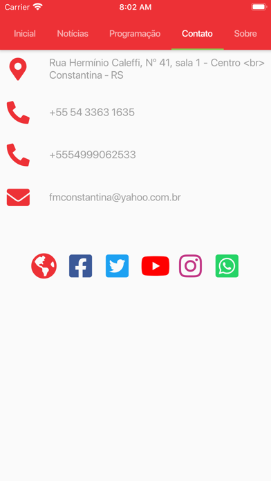 Rádio Constantina FM 104.9 screenshot 4
