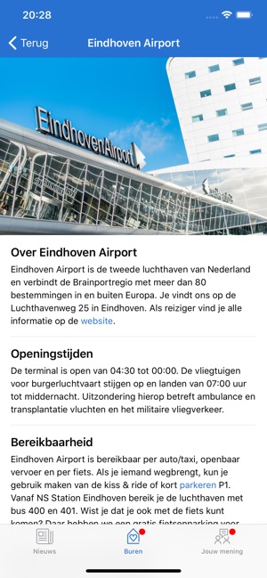 Eindhoven Airport BurenApp(圖3)-速報App