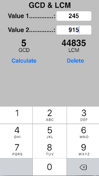 How to cancel & delete Greatest Common Divisor from iphone & ipad 1