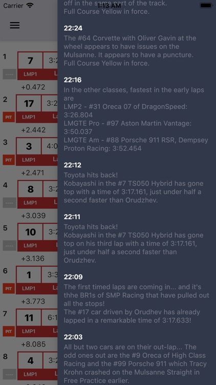 Le Mans 24H 2019 Live Timing screenshot-7