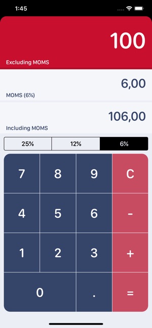 Swedish MOMS Calculator(圖3)-速報App