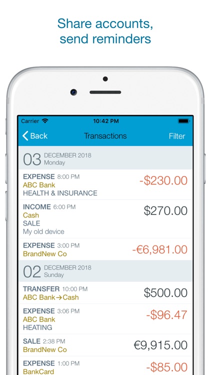 Account Book - Money Manager screenshot-4