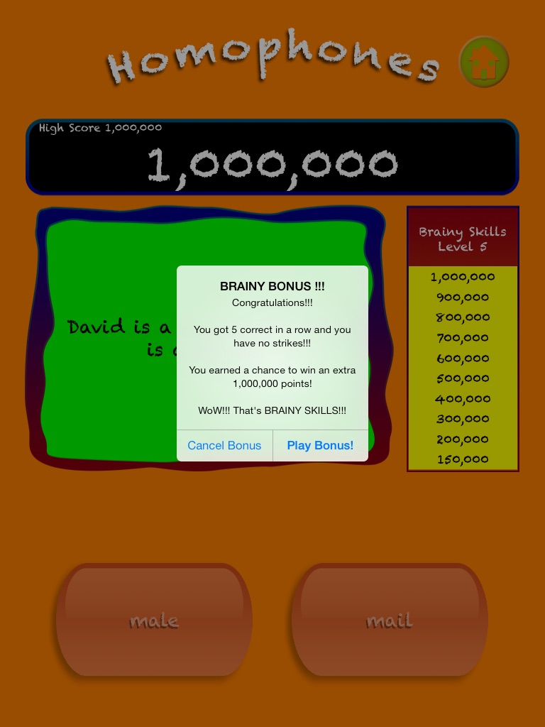 Brainy Skills Homophones screenshot 3