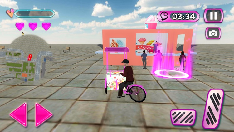 Ice Cream Cart Delivery Boy 3D screenshot-5