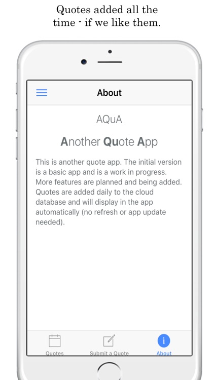 AQuA - Another Quote App