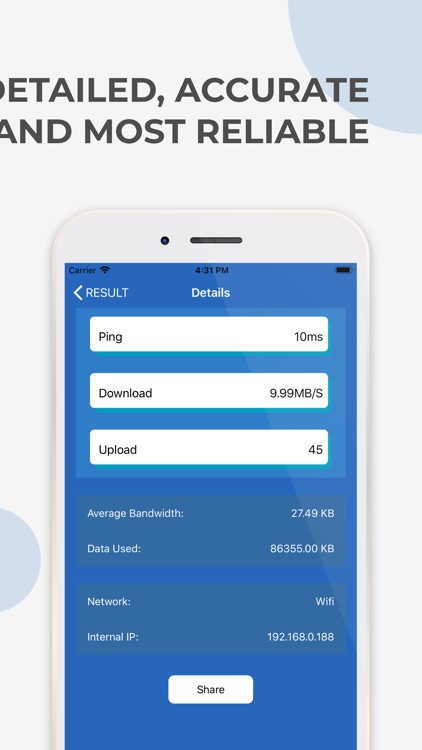 TimeSpeed -  Network Speed