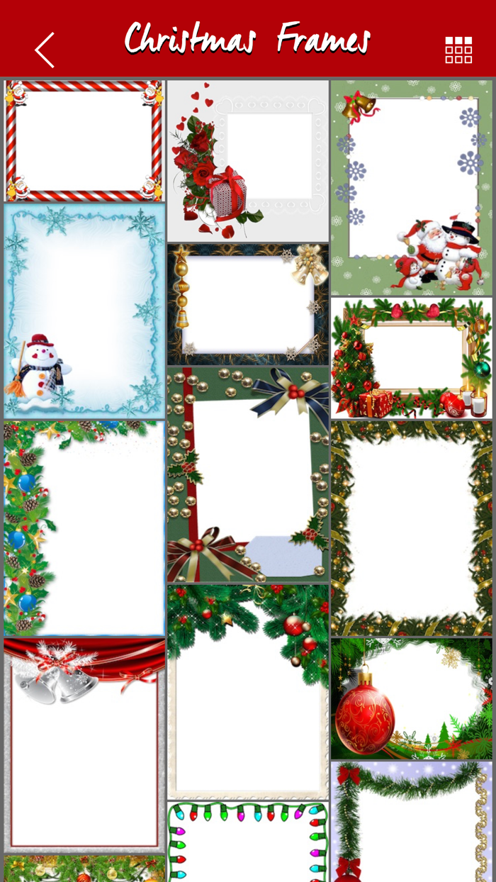 Christmas Photo Frames Effect