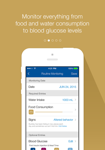 Pet Diabetes Tracker screenshot 2