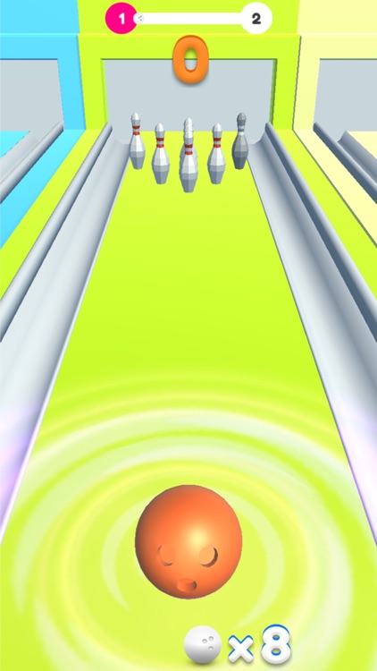 Bowling Rush - throw a strike