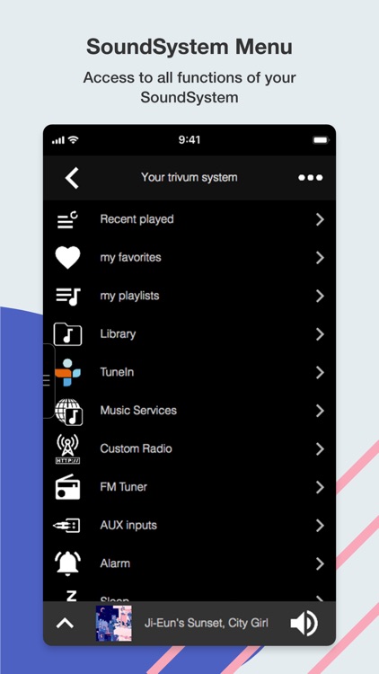 trivum app - V8 and V9 Systems