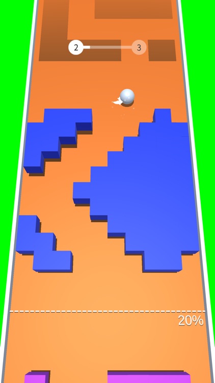 DodgeBall: Color Block Bump 3D