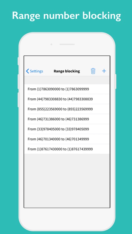 CallBlocker - Bulk block calls