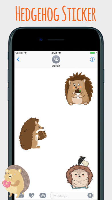 How to cancel & delete Spiky Hedgehog Stickers from iphone & ipad 4