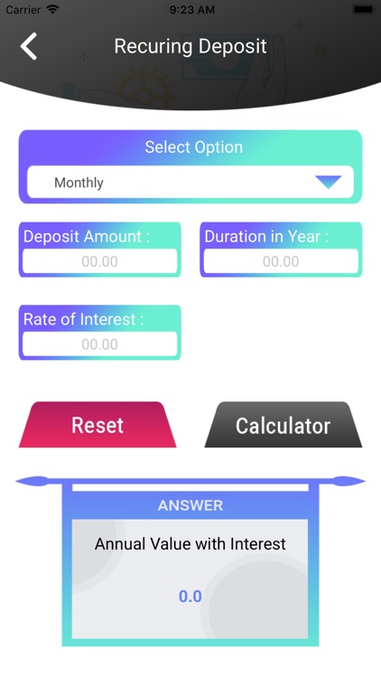 Indian Interest Calc