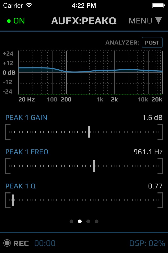 AUFX:PeakQ screenshot 3