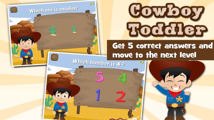 Cowboy Toddler Learning Games