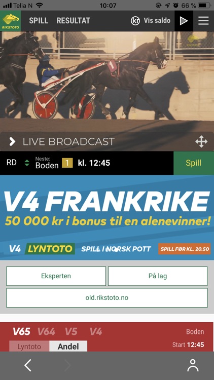 Norsk Rikstoto App
