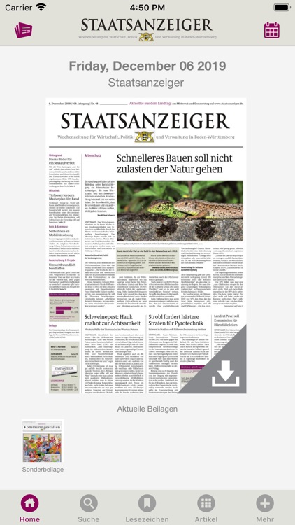 Staatsanzeiger E-Paper