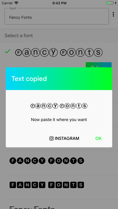 Fontify - Fonts for Instagram screenshot 3