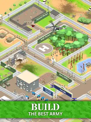 Screenshot 1 Idle Army Base: Tycoon Game iphone