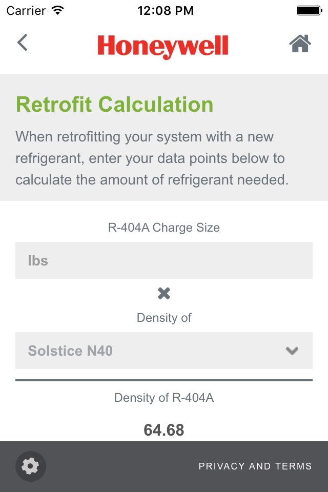 Refrigerant Selection Tool screenshot 4