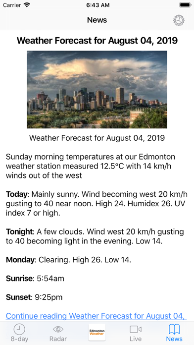 Edmonton Weather screenshot 3