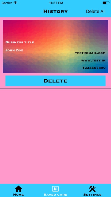 DVBusiness card maker screenshot-3