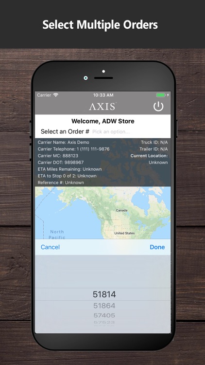 Axis TMS Track and Trace