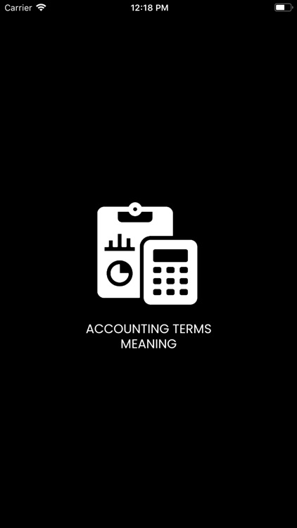 Accounting Terms Meaning